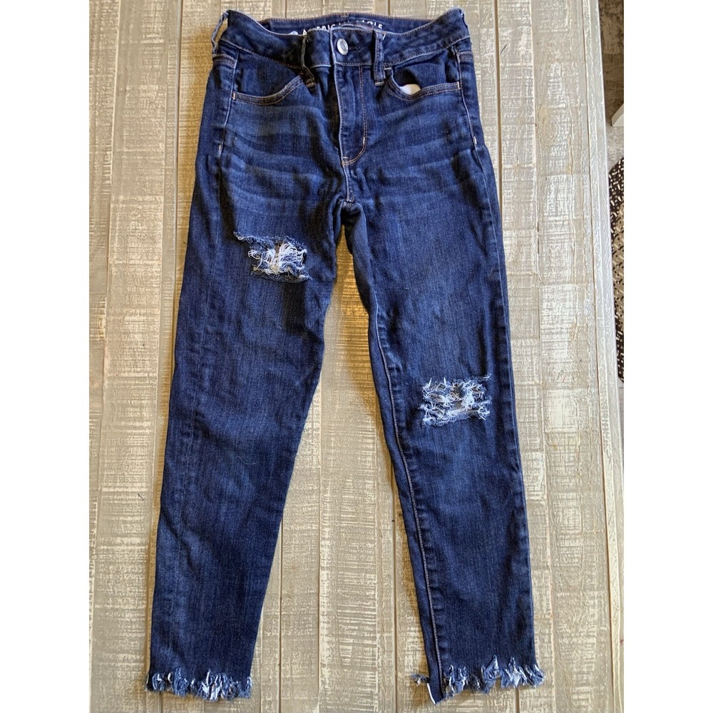 American Eagle Next Level Stretch Womens Denim Jeans Size 2 Hi Rise Jegging